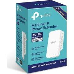 TP-Link RE300, AC1200 Dual-Band OneMesh Wi-Fi 5 Menzil Genişletici