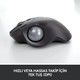 Logitech MX Ergo Kablosuz Konforlu Trackball Mouse - Siyah