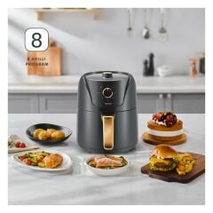 Homend Airfryday 2505H 8 Farklı Programlı, 4,3 Litre Airfryer