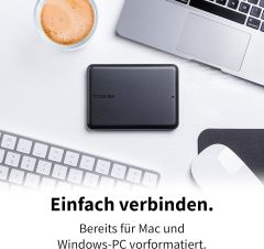 Toshiba Canvio Partner 2 TB taşınabilir 2,5 inç harici HDD, USB 3.2 Gen 1, Mac ve Windows ile uyumlu