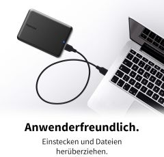 Toshiba Canvio Partner 2 TB taşınabilir 2,5 inç harici HDD, USB 3.2 Gen 1, Mac ve Windows ile uyumlu