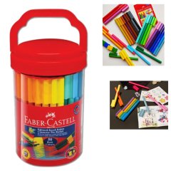 Faber-Castell 50'li Eğlenceli Keçeli Kalem