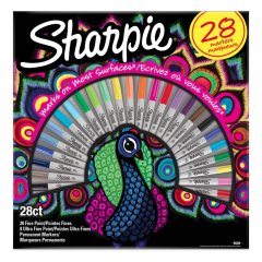 Sharpie Tavuskuşu Fine Permanent Markör 28li