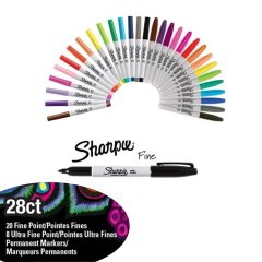 Sharpie Tavuskuşu Fine Permanent Markör 28li