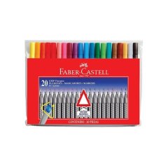 Faber-Castell Grip Finepen Keçe Uç 0.4mm 20'li Poşet