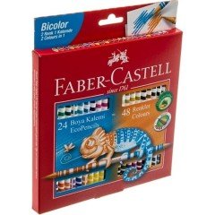 Faber-Castell Bicolor Boya Kalemi 48 Renk