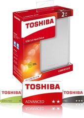 Toshiba Canvio ALU 2TB 2.5'' Gümüş Taşınabilir Disk