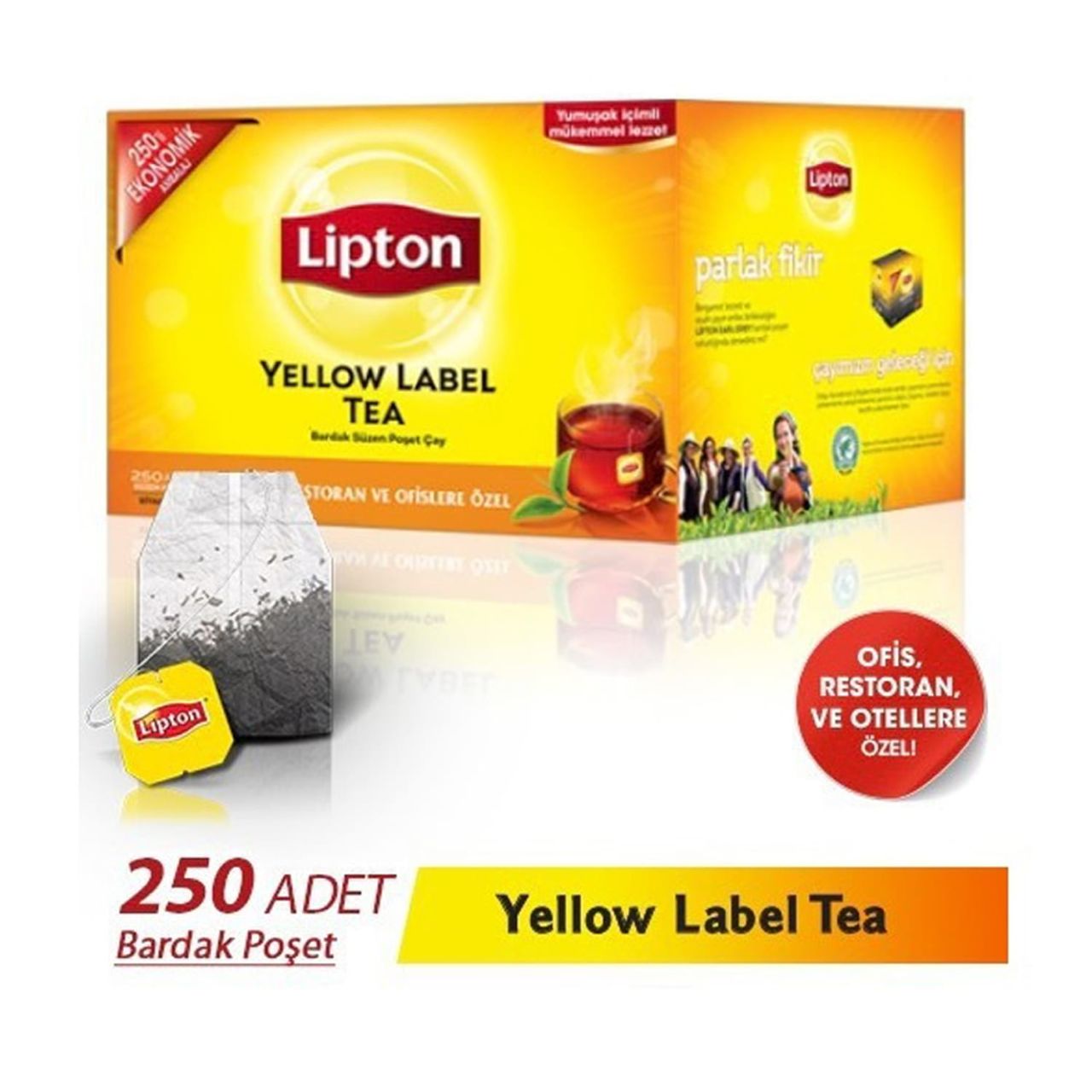 Lipton Yellow Label Siyah Süzen Bardak Poşet Çay 250 x 2 Gram