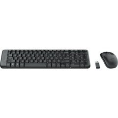 Logitech MK220 Kablosuz Klavye & Mouse Seti-Siyah