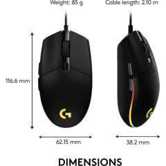 Logitech G203 Lightsync RGB Mouse