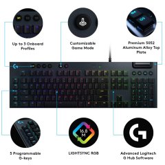 Logitech G815 LightSync RGB Mekanik Gaming Klavye İNG