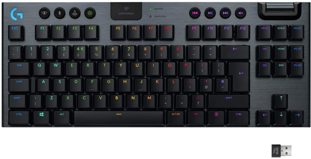 Logitech G G915 Tkl  RGB İngilizce Q Kablosuz Oyuncu Klavyesi