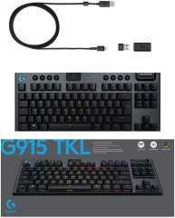 Logitech G G915 Tkl  RGB İngilizce Q Kablosuz Oyuncu Klavyesi