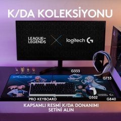 LOGITECH K/DA G Pro Mekanik İngilizce Oyuncu Klavyesi