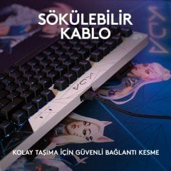 LOGITECH K/DA G Pro Mekanik İngilizce Oyuncu Klavyesi