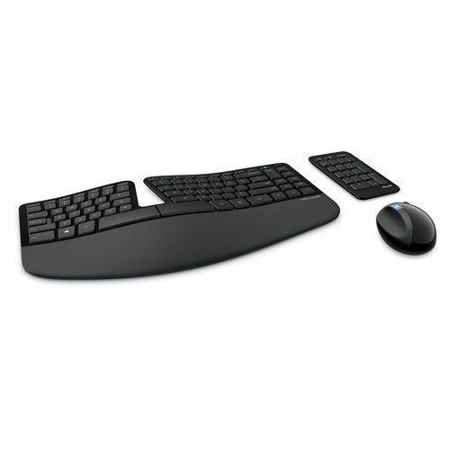 Microsoft Sculpt Ergonomic Desktop Kablosuz Siyah Klavye Mouse Set (L5V-00016)