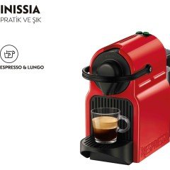 Nespresso İnissia  Kahve Makinesi- Red
