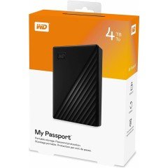 Wd My Passport 4tb 2.5 Inc USB 3.2 Siyah Taşınabilir Disk WDBPKJ0040BBK-WESN