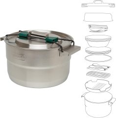 Stanley Adventure Çelik Kamp Pişirme Seti (21 Parça Set) 3.5 LT