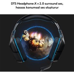Logitech G G432 DTS 7.1 Surround Ses Kablolu Oyuncu Kulaklığı