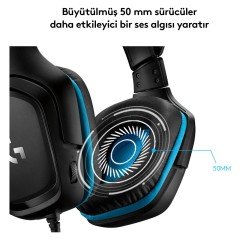 Logitech G G432 DTS 7.1 Surround Ses Kablolu Oyuncu Kulaklığı