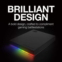 Seagate Firecuda Gaming HDD 2TB USB 3.2 RGB Taşınabilir Disk STKL2000400