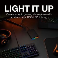 Seagate Firecuda Gaming HDD 2TB USB 3.2 RGB Taşınabilir Disk STKL2000400