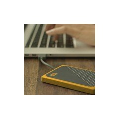WD My Passport Go 500GB 400MB/s USB 3.0 Sarı Taşınabilir SSD WDBMCG5000AYT-WESN