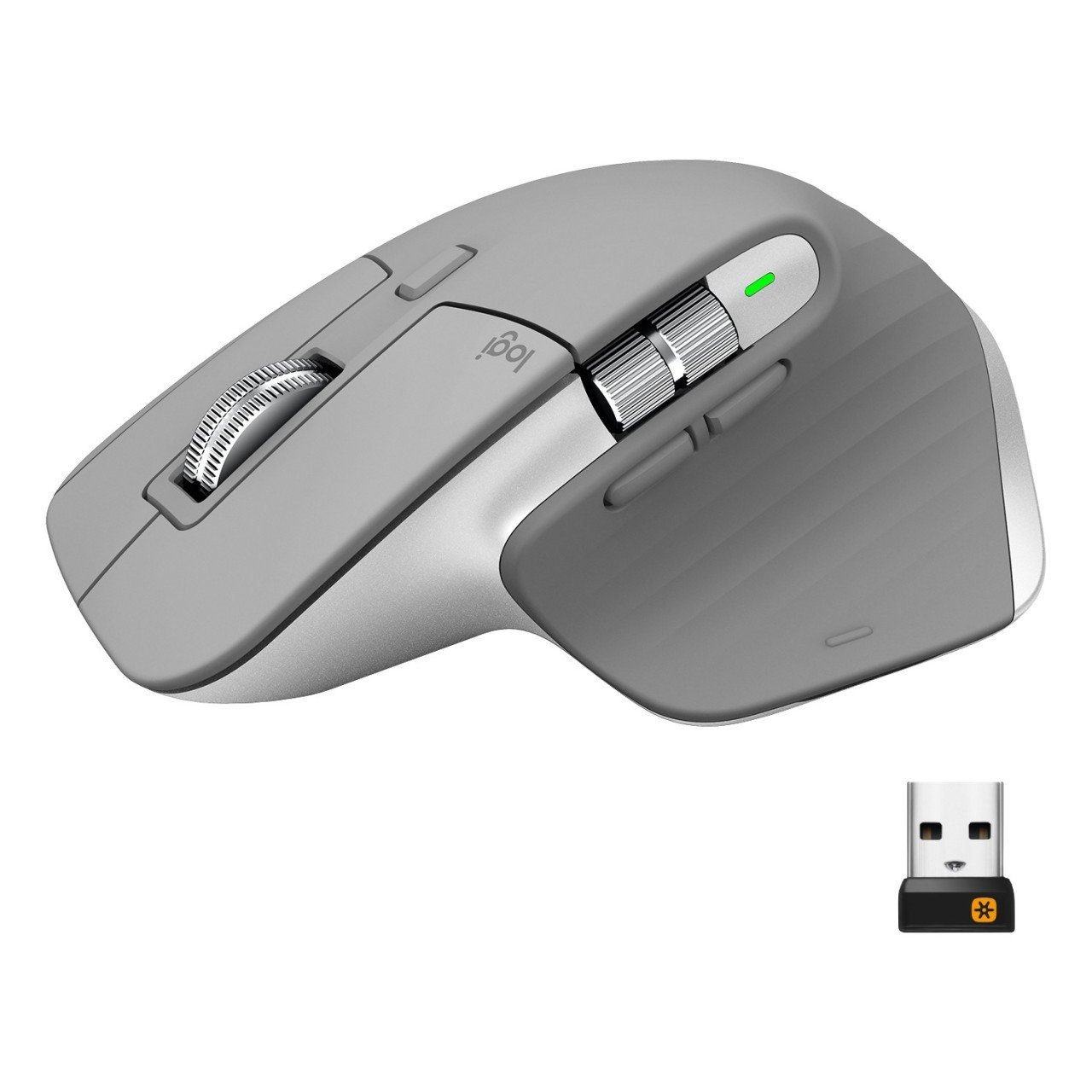 Logitech MX Master 3 Gelişmiş Profesyonel Kablosuz Mouse - Açık Gri
