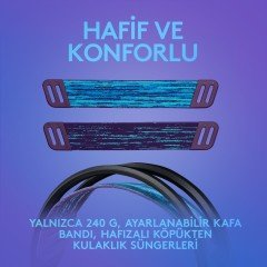 Logitech G G335 Kablolu Oyuncu Kulaklığı - Siyah