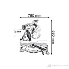 Bosch Gcm 12 Gdl Gönye Kesme 2000 Watt 305 mm