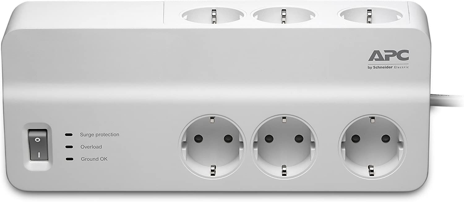 Schneider Electric APC 6'li Akım Korumalı Priz PM6-GR