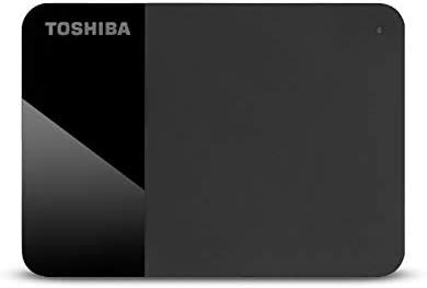 Toshiba 4TB Canvio Ready - SuperSpeed USB 3.2 taşınabilir harici 2,5 inç sabit disk, siyah (HDTP340EK3CA)
