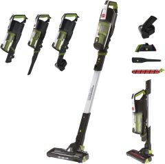 Hoover H-FREE 500 Şarjlı Dikey Süpürge, 0,45 L, 40 dakika kablosuz çalışma, 22V, 1,5 kg (Siyah/Yeşil)
