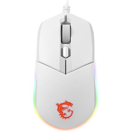 Msi Gg Clutch GM11 White Gaming Mouse 5.000 Dpi Optik Rgb LED Oyuncu Faresi Beyaz