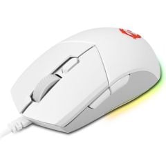 Msi Gg Clutch GM11 White Gaming Mouse 5.000 Dpi Optik Rgb LED Oyuncu Faresi Beyaz