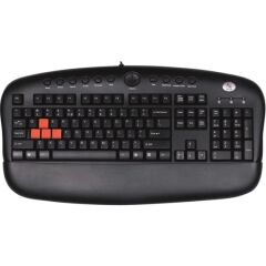 A4 Tech KB-28G Q Türkçe USB Oyun Klavyesi (Kauçuk Tuşlar,Bileklikli)