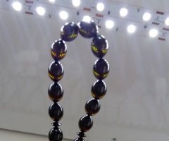 Sistemli İmamesi İşçilikli Beyzi Kesim Ateş Kehribar Tesbih