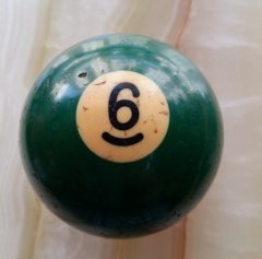 İmzalı Sistem Püsküllü Özel İşçilikli Kapsül Kesim 6 Nolu Aramith Bilardo topundan Tesbih
