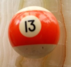İmzalı Sistem Püsküllü Özel İşçilikli Kapsül Kesim 13 Nolu Aramith Bilardo Topundan Tesbih