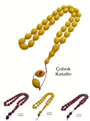 5 Lü Lot Beyzi Kesim İşçilikli Çubuk Katalin Tesbihler