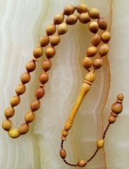Sistemli Tombul Beyzi Kesim Altın Ağacı Tesbih