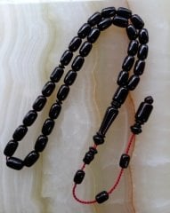 Sistemli Imamesi İşçilikli Kolleksiyonluk özel İşçilikli Atölye Yapımı Kapsül Kesim Ateş Kehribar Tesbih