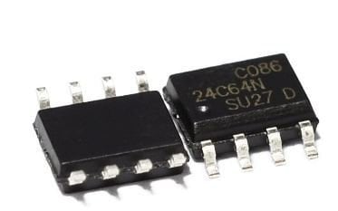 24C64 EEPROM Entegresi Entegre - 10 Adet