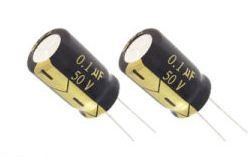 0,1uF 50V Elektrolitik Kondansatör 105C Radial 5X11