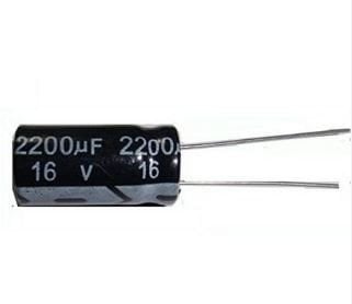 2200UF 16V 12.5X20 105C ELEKTROLİTİK KONDANSATÖR