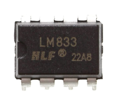 LM833N Amplifikatör Ses Entegresi Dip8