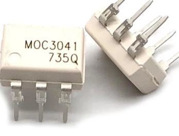 MOC3041 DIP-6 Triac Çıkışlı Optokuplör Entegresi