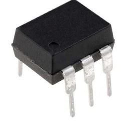 MOC3030 - OPTO COUPLER 1-CH 6 PIN DIP ZERO CROSSING TRIAC