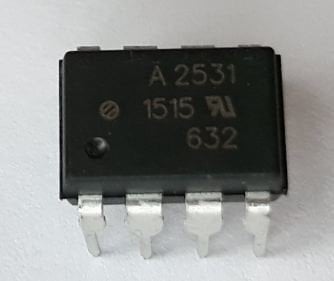 HCPL2531 DIP-8 Transistör Çıkışlı Optokuplör Entegresi